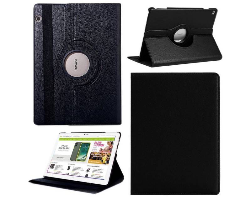 Wigento Tablet-Hülle Für Apple iPad Air 11 2025 / 2024 / Pro 11.0 360 Hülle Tasche Schwarz von Wigento