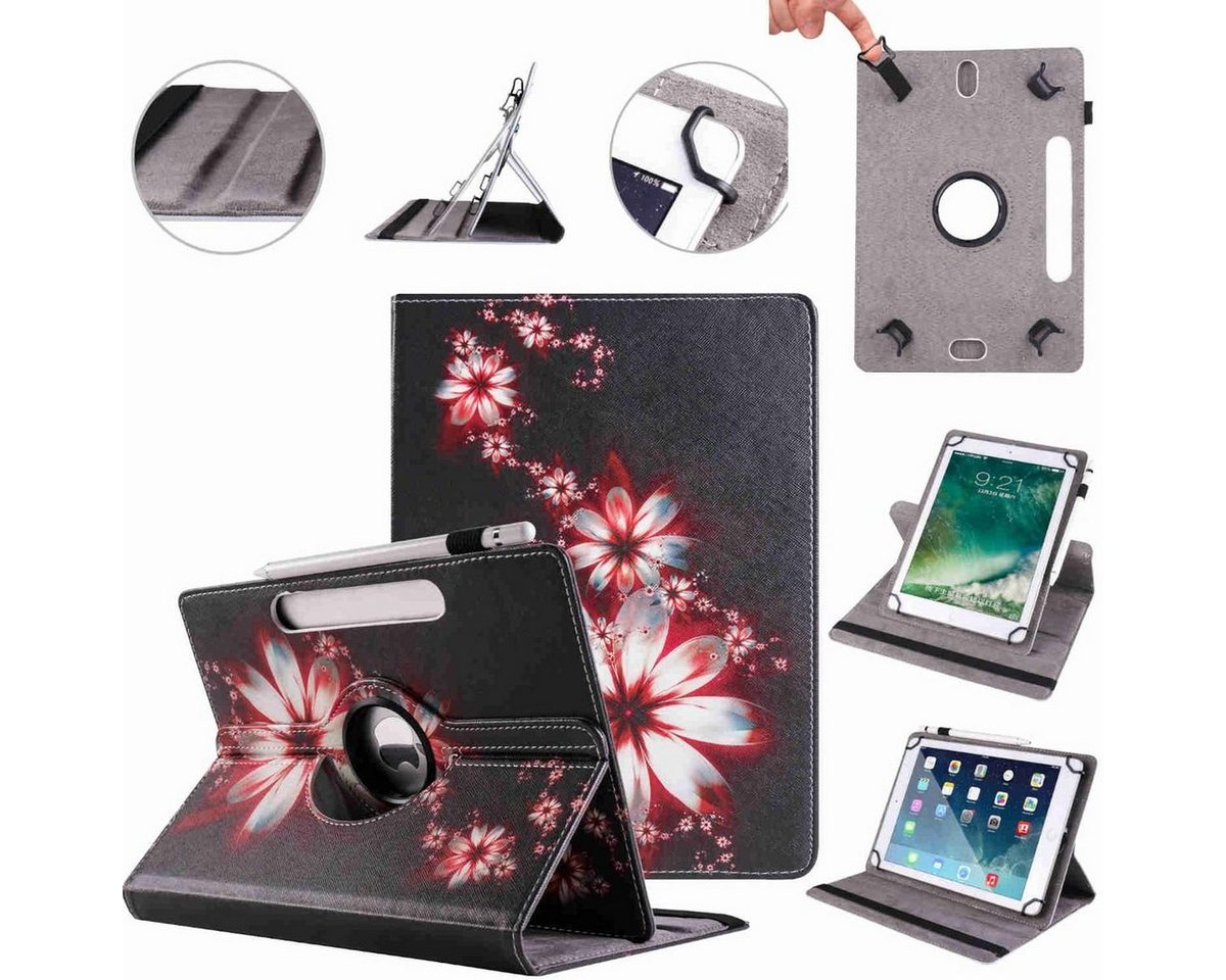 Wigento Tablet-Hülle Für Apple iPad Air 2020 4. Gen 10.9"/ Air 2022 360 Grad Uni M11 Tasche Wigento Tablet-Hülle Für Apple iPad Air 2020 4. Gen 10.9"/ Air 2022 360 Grad Uni M11 Tasche von Wigento