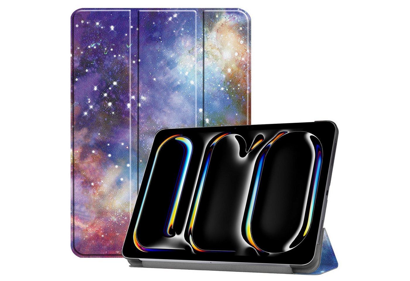 Wigento Tablet-Hülle Für Apple iPad Pro 11 2024 3folt Wake UP Smart Cover Tasche Hülle, Kunst-Leder Schutzhülle Smart Case Cover Auto Sleep / Wake UP Wigento Tablet-Hülle Für Apple iPad Pro 11 2024 3folt Wake UP Smart Cover Tasche Hülle, Kunst-Leder Schutzhülle Smart Case Cover Auto Sleep / Wake UP von Wigento