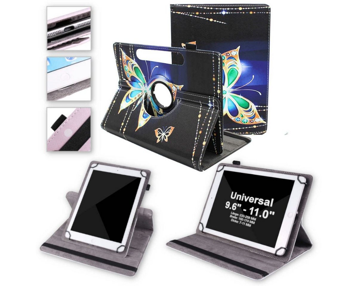 Wigento Tablet-Hülle Für Blackview Tab 80 10.1 Zoll 2023 360 Grad Uni M12 Tablet Tasche Wigento Tablet-Hülle Für Blackview Tab 80 10.1 Zoll 2023 360 Grad Uni M12 Tablet Tasche von Wigento