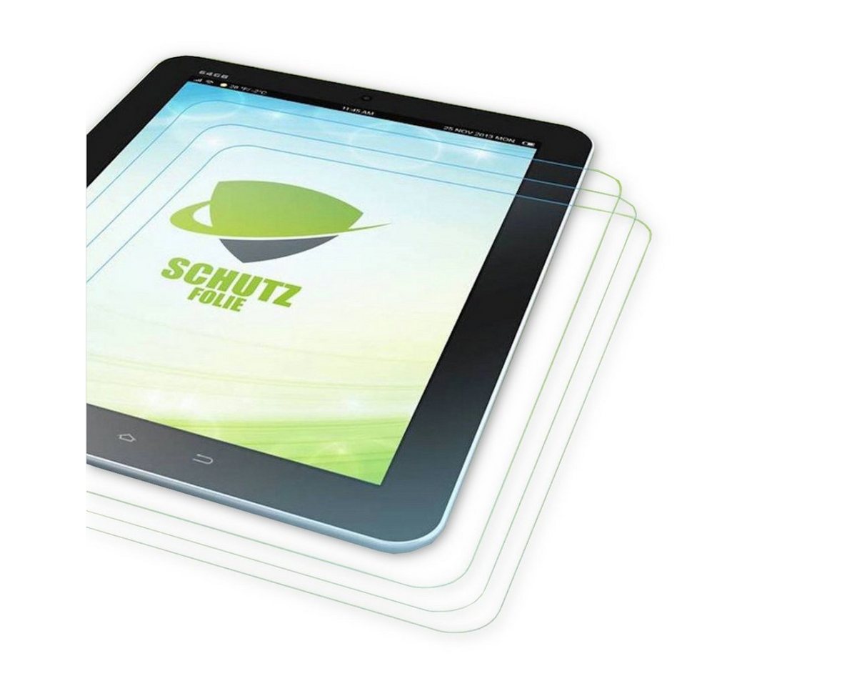 Wigento Tablet-Hülle Für Honor Pad 8 12 Zoll 3x PET HD LCD Display Schutz Screen Folie + Poliertuch von Wigento