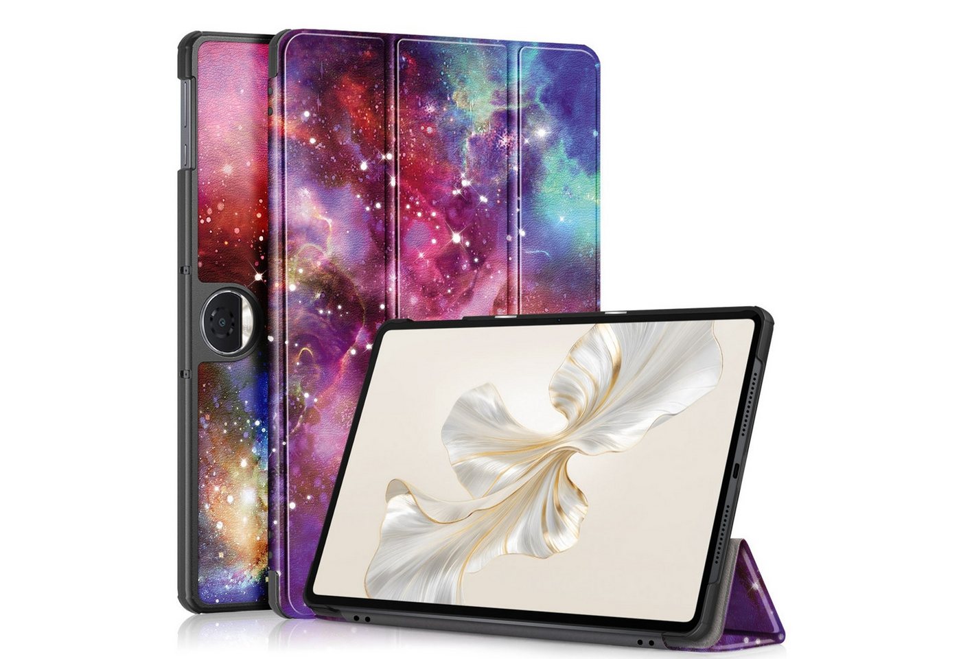 Wigento Tablet-Hülle Für Honor Pad 9 12.1 Zoll 3folt Wake UP Smart Cover Tasche Etuis Hülle Wigento Tablet-Hülle Für Honor Pad 9 12.1 Zoll 3folt Wake UP Smart Cover Tasche Etuis Hülle von Wigento