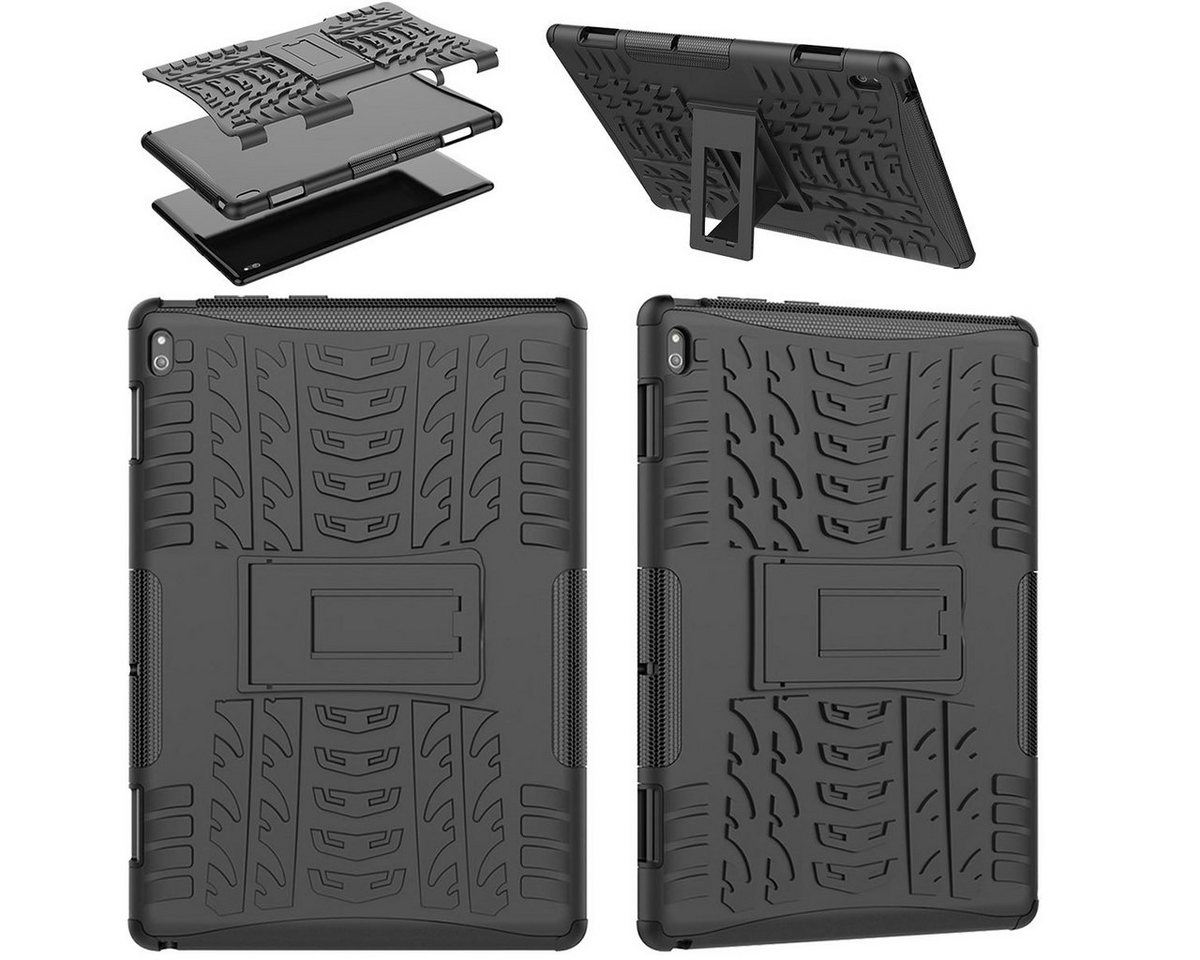 Wigento Tablet-Hülle Für Lenovo Tab E10 TB-X104F 10.1 aufstellbare Outdoor Hybrid Tablet Tasche Etuis Cover Case Schutz Robust Neu Wigento Tablet-Hülle Für Lenovo Tab E10 TB-X104F 10.1 aufstellbare Outdoor Hybrid Tablet Tasche Etuis Cover Case Schutz Robust Neu von Wigento