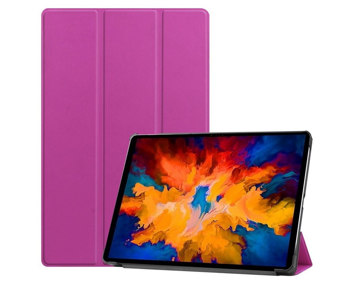 Wigento Tablet-Hülle Für Lenovo Tab P11 Pro 11.5 Zoll TB-J706F Tablet Tasche 3 folt Wake UP Smart Cover Etuis von Wigento