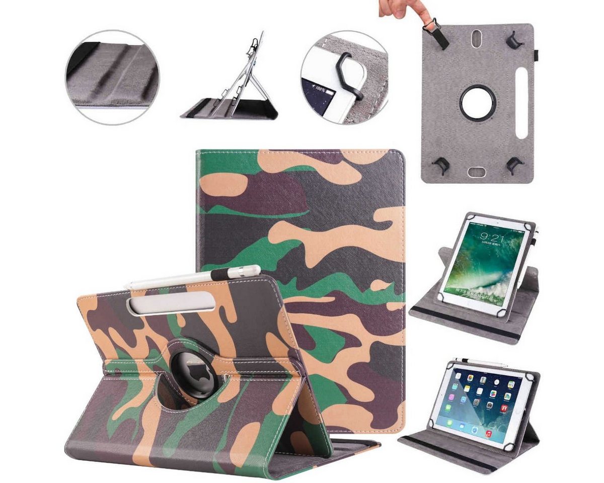 Wigento Tablet-Hülle Für Lenovo Tab Smart Paper 10.1" 360 Grad Uni Motiv 16 Tablet Tasche Wigento Tablet-Hülle Für Lenovo Tab Smart Paper 10.1" 360 Grad Uni Motiv 16 Tablet Tasche von Wigento