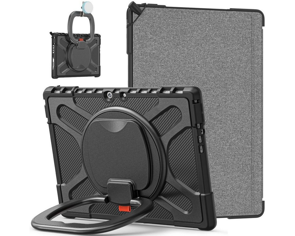 Wigento Tablet-Hülle Für Microsoft Surface Pro 8 aufstellbare Outdoor Hybrid Schwarz 360 Grad mit Trage Gurt Tablet Tasche Etuis Cover Case Schutz Robust Neu Wigento Tablet-Hülle Für Microsoft Surface Pro 8 aufstellbare Outdoor Hybrid Schwarz 360 Grad mit Trage Gurt Tablet Tasche Etuis Cover Case Schutz Robust Neu von Wigento