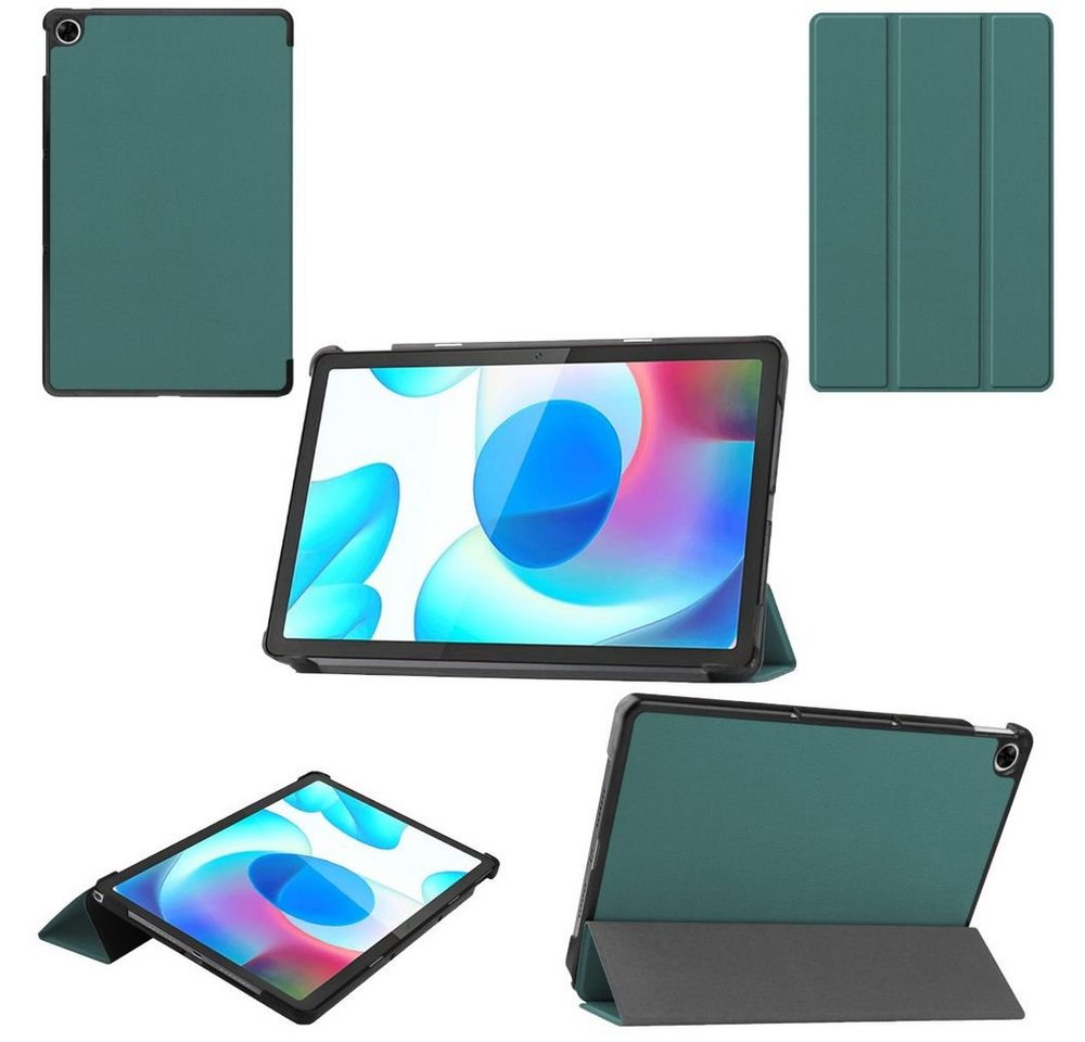 Wigento Tablet-Hülle Für Oppo Realme Pad 10.4 Tablet Tasche 3 folt Wake UP Smart Cover Etuis Schutz Case von Wigento