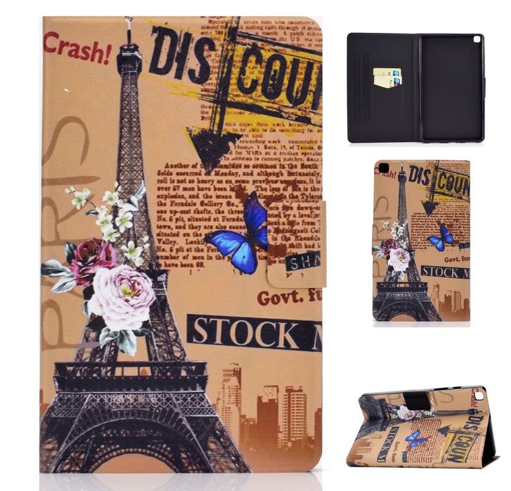 Wigento Tablet-Hülle Für Samsung Galaxy Tab A7 T500 / T505 2020 Motiv 75 Tasche Kunst Leder Hülle Etuis Wigento Tablet-Hülle Für Samsung Galaxy Tab A7 T500 / T505 2020 Motiv 75 Tasche Kunst Leder Hülle Etuis von Wigento