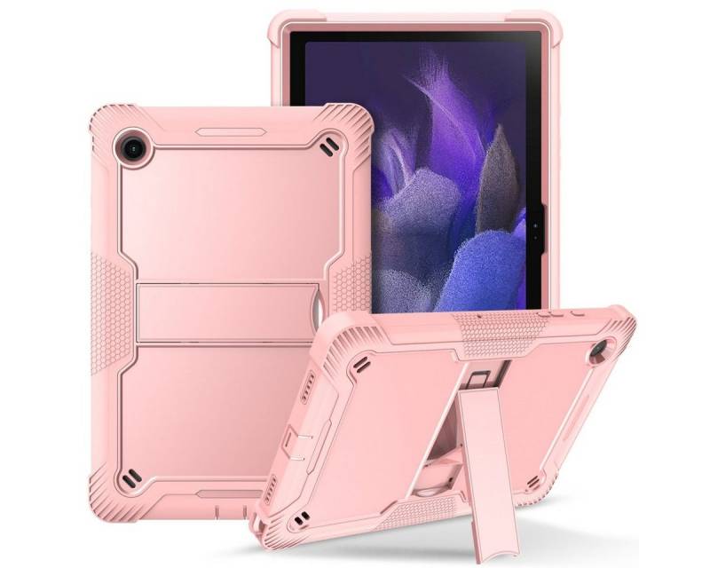 Wigento Tablet-Hülle Für Samsung Galaxy Tab A8 2021 aufstellbare Outdoor Rosa Tablet Case von Wigento