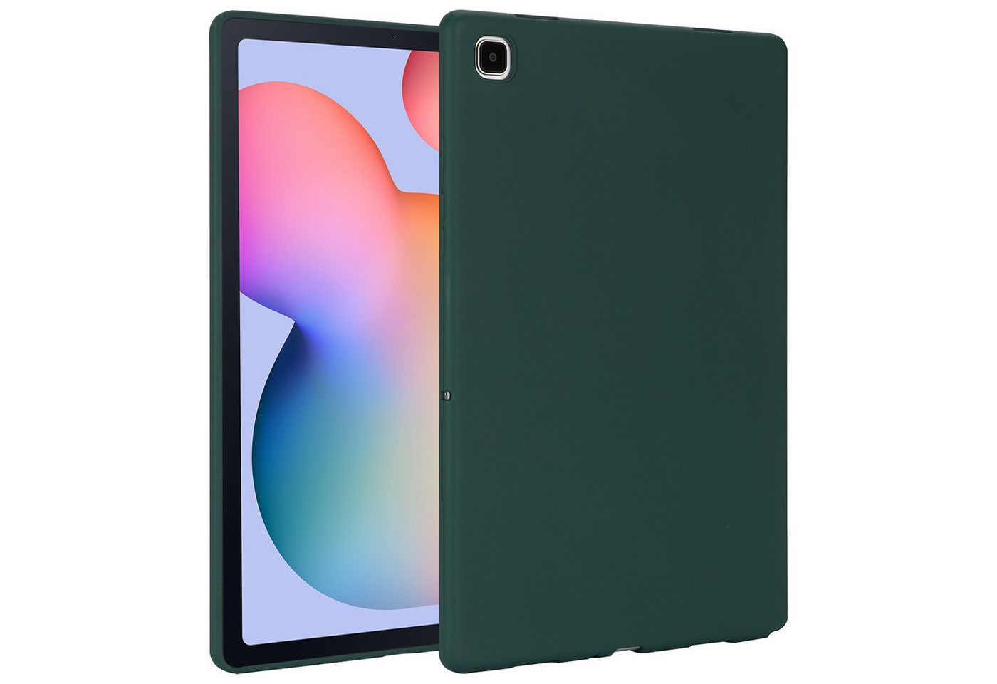 Wigento Tablet-Hülle Für Samsung Galaxy Tab S6 Lite 2022 2024 TPU Silikon Hülle Dunkelgrün Wigento Tablet-Hülle Für Samsung Galaxy Tab S6 Lite 2022 2024 TPU Silikon Hülle Dunkelgrün von Wigento