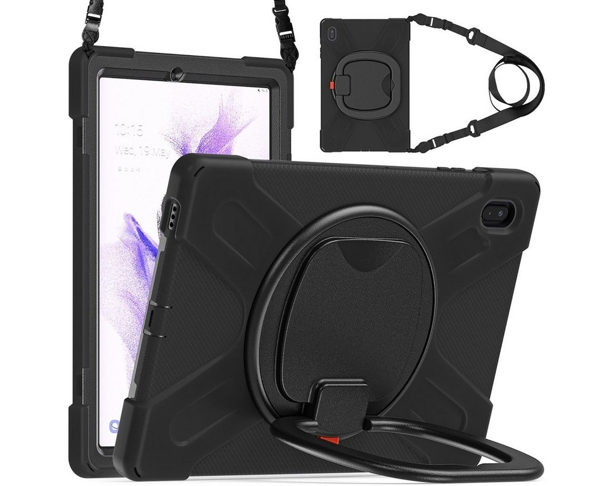 Wigento Tablet-Hülle Für Samsung Galaxy Tab S9 S8 S7 Plus und FE 360 Grad Hülle Tasche Neu von Wigento
