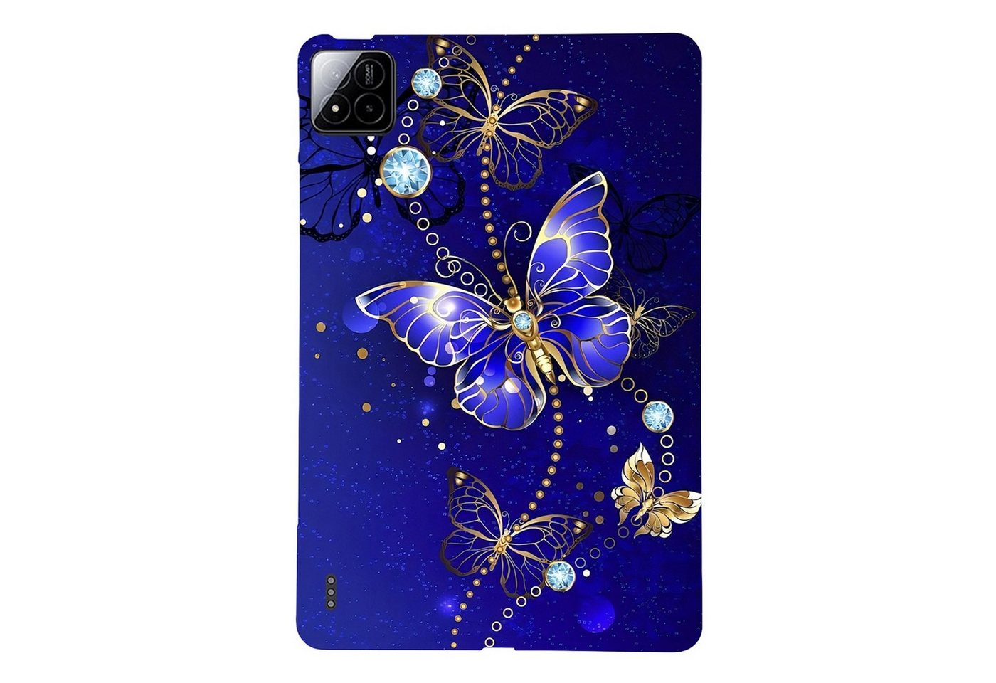 Wigento Tablet-Hülle Für Xiaomi Pad 7 / 7 Pro TPU Schmetterling Motiv Design Schutz Hülle, TPU-Hülle mit hochwertigem Motiv Wigento Tablet-Hülle Für Xiaomi Pad 7 / 7 Pro TPU Schmetterling Motiv Design Schutz Hülle, TPU-Hülle mit hochwertigem Motiv von Wigento
