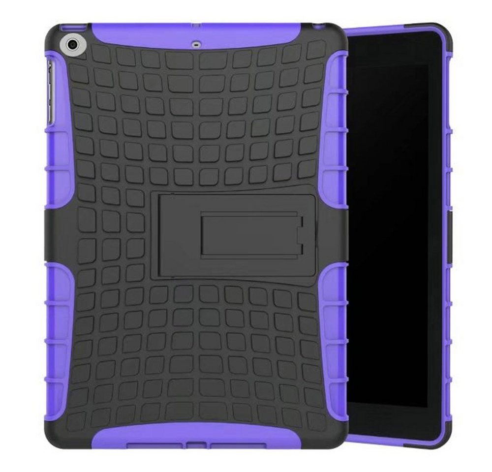 Wigento Tablet-Hülle Hybrid Outdoor Schutzhülle Case Lila für NEW Apple iPad 9.7 2017 Tasche Wigento Tablet-Hülle Hybrid Outdoor Schutzhülle Case Lila für NEW Apple iPad 9.7 2017 Tasche von Wigento