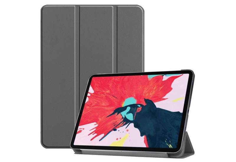 Wigento Tablet-Hülle Für Apple iPad Air 11 2025 / 2024 / Pro 11.0 2022 Smart Cover Grau von Wigento
