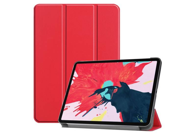 Wigento Tablet-Hülle Premium Smart Cover Rot Wake UP Tasche Etuis Hülle für Apple iPad Pro 11.0 2020 Case von Wigento