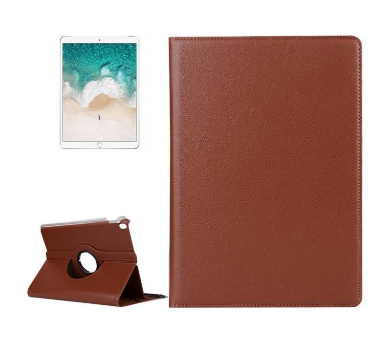 Wigento Tablet-Hülle Schutzhülle 360 Grad Braun Case Cover Etui Tasche für Apple iPad Pro 10.5 2017 Neu von Wigento