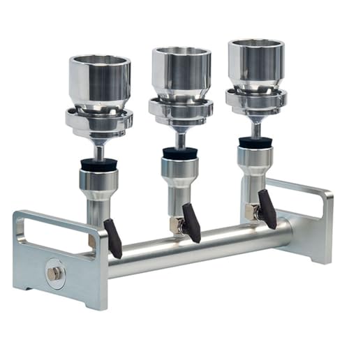 Wiggens WI-0018 BioVac311 Aluminium 3-Zweig Verteiler, Mit 3 Stahlfilterbecher 100ml Kapazität Wiggens WI-0018 BioVac311 Aluminium 3-Zweig Verteiler, Mit 3 Stahlfilterbecher 100ml Kapazität von Wiggens