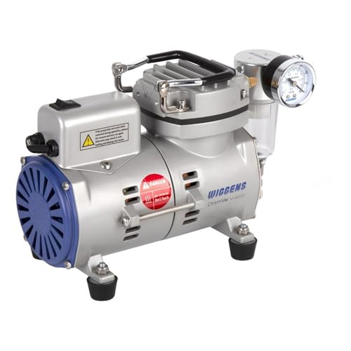 Wiggens WI-1530 Vakuum Ölfreie Kolbenpumpe, 17L/Minute Max Förderleistung, 100mbar abs. Min Druck, 142mm x 272mm x 165mm Wiggens WI-1530 Vakuum Ölfreie Kolbenpumpe, 17L/Minute Max Förderleistung, 100mbar abs. Min Druck, 142mm x 272mm x 165mm von Wiggens