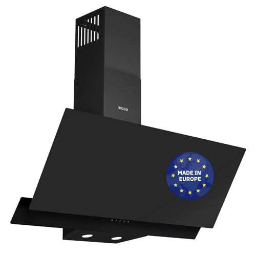 Wiggo A942G Dunstabzugshaube 90cm kopffrei I Abluft Umluft Dunstabzug 626m³/h - Touch-Display 4 Stufen I Energieeffizienzklasse A Schräghaube inkl. 2x Kohlefilter I Abzugshaube Glasfront schwarz Wiggo A942G Dunstabzugshaube 90cm kopffrei I Abluft Umluft Dunstabzug 626m³/h - Touch-Display 4 Stufen I Energieeffizienzklasse A Schräghaube inkl. 2x Kohlefilter I Abzugshaube Glasfront schwarz von Wiggo