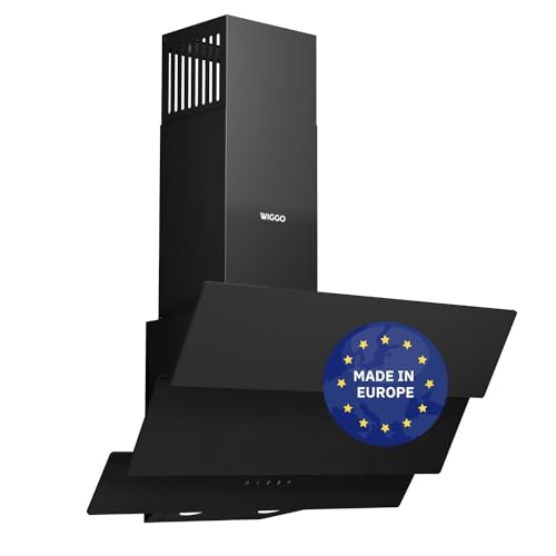 Wiggo B643 Dunstabzugshaube 60cm kopffrei I Abluft Umluft Dunstabzug 615m³/h - Touch-Display 4 Stufen I Energieeffizienzklasse B Schräghaube inkl. 2x Kohlefilter I Abzugshaube Glasfront schwarz Wiggo B643 Dunstabzugshaube 60cm kopffrei I Abluft Umluft Dunstabzug 615m³/h - Touch-Display 4 Stufen I Energieeffizienzklasse B Schräghaube inkl. 2x Kohlefilter I Abzugshaube Glasfront schwarz von Wiggo