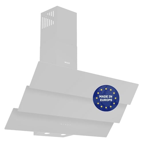 Wiggo B943G Dunstabzugshaube 90cm kopffrei I Abluft Umluft Dunstabzug 615m³/h - Touch-Display 4 Stufen I Energieeffizienzklasse B Schräghaube inkl. 2x Kohlefilter I Abzugshaube Glasfront weiß Wiggo B943G Dunstabzugshaube 90cm kopffrei I Abluft Umluft Dunstabzug 615m³/h - Touch-Display 4 Stufen I Energieeffizienzklasse B Schräghaube inkl. 2x Kohlefilter I Abzugshaube Glasfront weiß von Wiggo