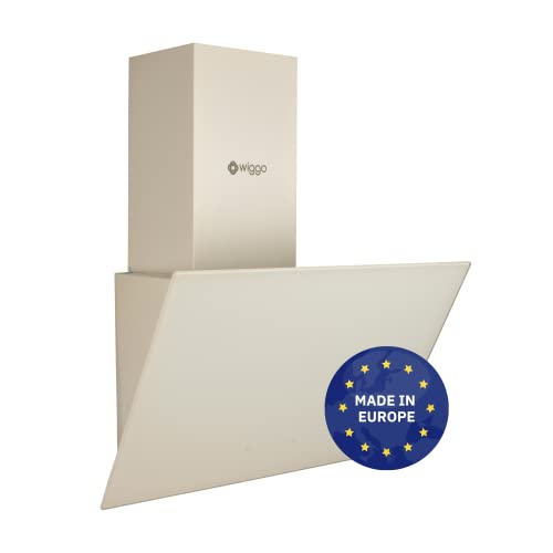 Wiggo Dunstabzugshaube 50cm kopffrei I Abluft Umluft Dunstabzug 300m³/h - LED Touch-Display 3 Stufen I Schräghaube inkl. Fettfilter & 2x Kohlefilter I Abzugshaube mit Glasfront creme Wiggo Dunstabzugshaube 50cm kopffrei I Abluft Umluft Dunstabzug 300m³/h - LED Touch-Display 3 Stufen I Schräghaube inkl. Fettfilter & 2x Kohlefilter I Abzugshaube mit Glasfront creme von Wiggo