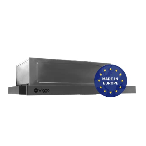 Wiggo Dunstabzugshaube 60cm WE-632R grau I Flachschirmhaube für Abluft oder Umluft Dunstabzug 300m³/h mit LED-Beleuchtung I Einbau-Dunstabzugshaube inkl. Fettfilter & 2× Kohlefilter Wiggo Dunstabzugshaube 60cm WE-632R grau I Flachschirmhaube für Abluft oder Umluft Dunstabzug 300m³/h mit LED-Beleuchtung I Einbau-Dunstabzugshaube inkl. Fettfilter & 2× Kohlefilter von Wiggo
