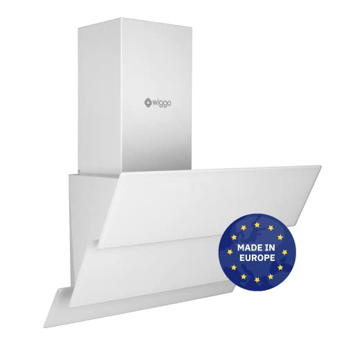 Wiggo Dunstabzugshaube 60cm kopffrei I Abluft Umluft Dunstabzug 300m³/h - LED Touch-Display 3 Stufen I Schräghaube inkl. Fettfilter & 2x Kohlefilter I Abzugshaube mit 3 teiliger Glasfront weiß Wiggo Dunstabzugshaube 60cm kopffrei I Abluft Umluft Dunstabzug 300m³/h - LED Touch-Display 3 Stufen I Schräghaube inkl. Fettfilter & 2x Kohlefilter I Abzugshaube mit 3 teiliger Glasfront weiß von Wiggo