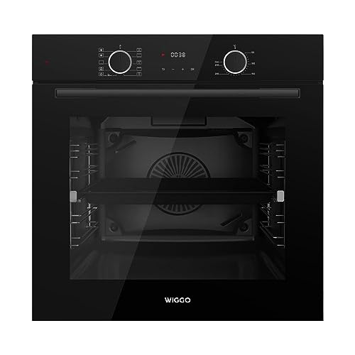 Wiggo WO-BFA610 Einbau-Backofen, schwarz, 60 cm, 73 l, Airfryer, Ober- & Unterhitze, Heißluft, Grillen, Auftauen, 4 Bleche, Konfektion Wiggo WO-BFA610 Einbau-Backofen, schwarz, 60 cm, 73 l, Airfryer, Ober- & Unterhitze, Heißluft, Grillen, Auftauen, 4 Bleche, Konfektion von Wiggo