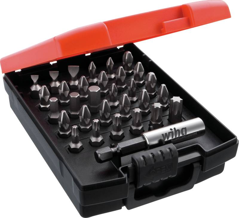 WIHA 26252 - Bit Set Standard, gemischt, 25 mm, 32-teilig von Wiha