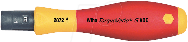 WIHA 26625 - Drehmoment-Schraubendreher TorqueVario®-S, 0,6 - 2,0 Nm von Wiha