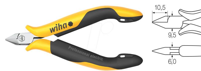 WIHA 33521 - ESD Seitenschneider Professional, 115 mm von Wiha