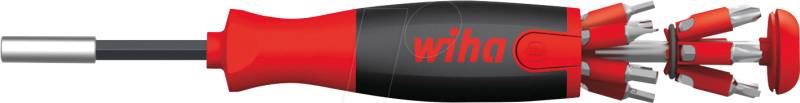 WIHA 38606 - Schraubendreher mit Bit Magazin LiftUp 25 magnetisch von Wiha