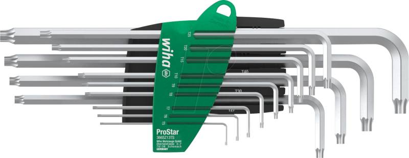 WIHA 39104 - Stiftschlüssel Set im ProStar Halter, TORX®, 14-tlg von Wiha