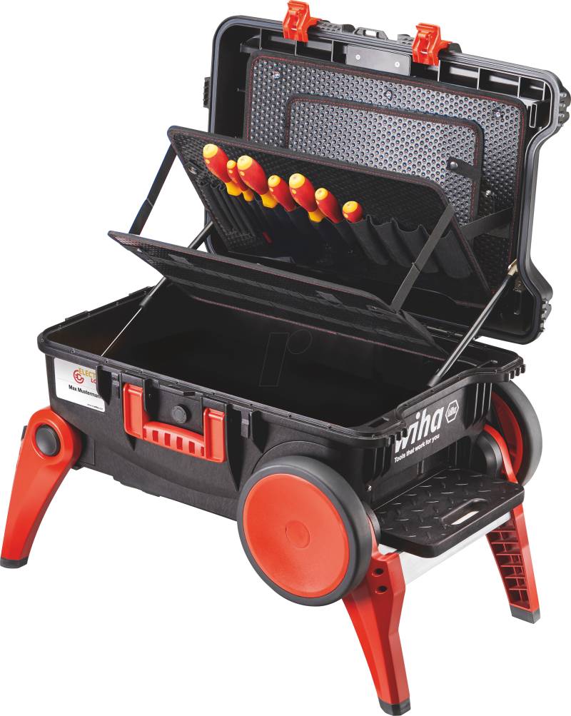 WIHA 44129 - Werkzeugkoffer XXL III, Elektriker, 683 x 496 x 335 mm von Wiha