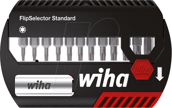 WIHA 7947-505 - Bit-Satz FlipSelector, 13-teilig TORX (TX) von Wiha
