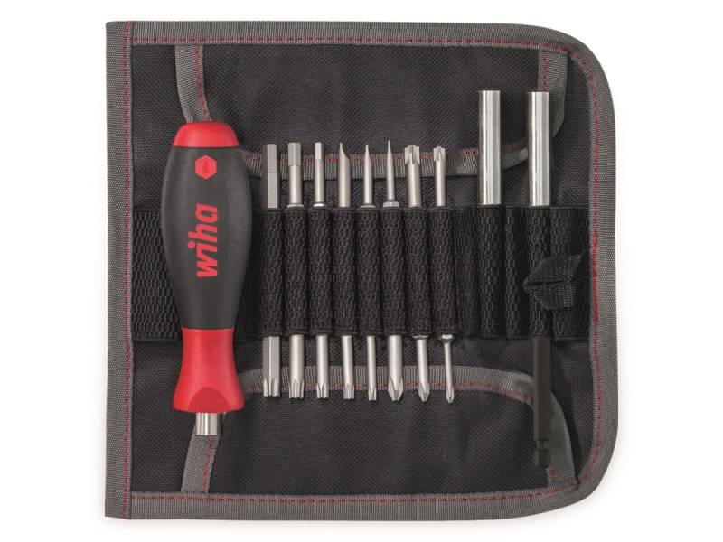 WIHA Bit Set Montage 20-tlg inkl. Rolltasche von Wiha