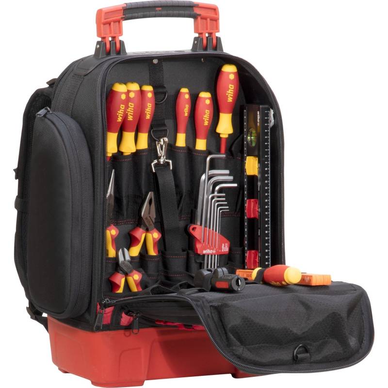 Werkzeugrucksack electric Set, Werkzeug-Set von Wiha