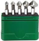 Wiha Kegelsenker-Set 5teilig 6.3 mm, 8.3 mm, 10.4 mm, 12.4 mm, 16.5 mm HSS 28027 1/4 (6.3 mm) 1 Set (28027) von Wiha