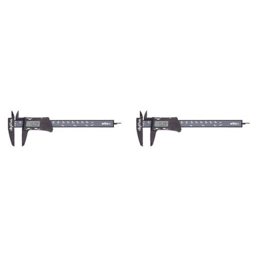 Wiha Messschieber digiMax® digital Ablesung 0,01 mm (29422) 150 mm (Packung mit 2) von Wiha