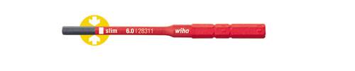 Wiha VDE Innen-Sechskant Wechselklinge 6mm 75mm Passend für (Serie Schraubendreher) Wiha Torque von Wiha