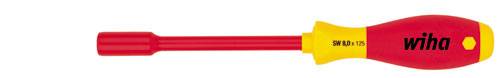 Wiha VDE Steckschlüssel-Schraubendreher Schlüsselweite (Metrisch): 10mm Klingenlänge: 125mm von Wiha