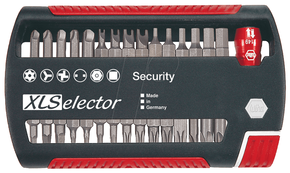 XLSELECTOR 927 - Bit-Satz XLSelector, 30-teilig Security Bits von Wiha