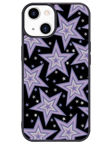 Wihytec Blue Star Handyhülle für iPhone 11 Star Case Cover TPU Bumper Hard Back Shockproof Phone Case Girly Protective Phone Cover mit Design von Wihytec
