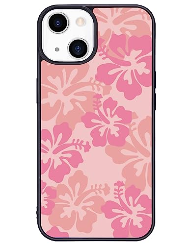 Wihytec Rosa Hibiskus Blume Handyhülle für iPhone 13 - TPU Aluminium Case - Stoßfest, Kratzfest, Erhöhter Kamera- und Bildschirmschutz, Anti-Kratzer & Anti-Drop Wihytec Rosa Hibiskus Blume Handyhülle für iPhone 13 - TPU Aluminium Case - Stoßfest, Kratzfest, Erhöhter Kamera- und Bildschirmschutz, Anti-Kratzer & Anti-Drop von Wihytec