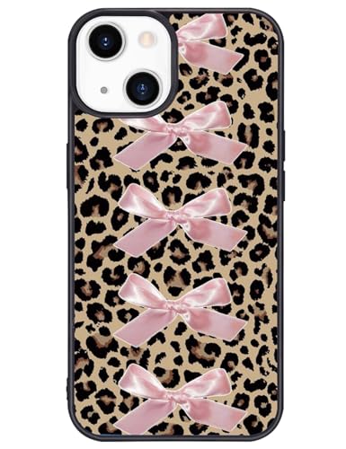 Wihytec Schutzhülle für iPhone 15, Leoparden- und rosa Schleifen, TPU, stoßfest, für Mädchen mit ästhetischem Design Wihytec Schutzhülle für iPhone 15, Leoparden- und rosa Schleifen, TPU, stoßfest, für Mädchen mit ästhetischem Design von Wihytec