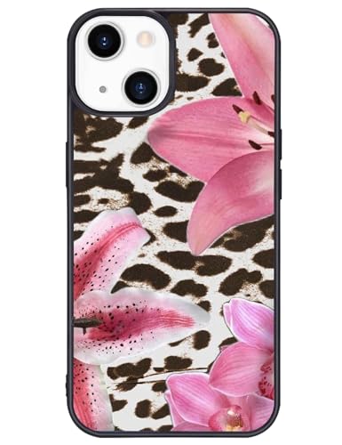 Wihytec Schutzhülle für iPhone 15, Motiv: schwarze Leoparden- und Lilien-Optik, TPU-Stoßdämpfer, harte Rückseite, stoßfest, mädchenhafte Schutzhülle mit ästhetischem Design Wihytec Schutzhülle für iPhone 15, Motiv: schwarze Leoparden- und Lilien-Optik, TPU-Stoßdämpfer, harte Rückseite, stoßfest, mädchenhafte Schutzhülle mit ästhetischem Design von Wihytec