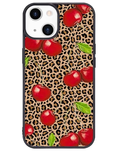 Wihytec Schutzhülle für iPhone 16 Pro, Leoparden- und Kirsch-Motiv, TPU-Stoßdämpfer, harte Rückseite, stoßfest, mädchenhafte Schutzhülle mit hübschem Design Wihytec Schutzhülle für iPhone 16 Pro, Leoparden- und Kirsch-Motiv, TPU-Stoßdämpfer, harte Rückseite, stoßfest, mädchenhafte Schutzhülle mit hübschem Design von Wihytec