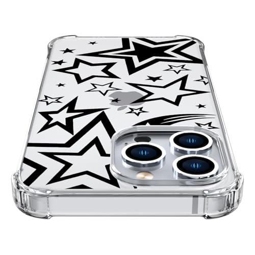 Wihytec Star Phone Case for iPhone 12/12 Pro Stars Case Cover Clear Phone Case w/Four Corner Reinforced Shockproof Girly Women Phone Cover Transparent with Cute Design Wihytec Star Phone Case for iPhone 12/12 Pro Stars Case Cover Clear Phone Case w/Four Corner Reinforced Shockproof Girly Women Phone Cover Transparent with Cute Design von Wihytec