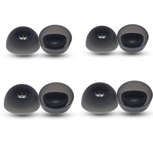 4 Paar Silikon-Ohrstöpsel für Jabra Elite 10 Ohrhörer, 4 Größen Weichgummi Ohrstöpsel Flügelspitzen mit Netz Fit im Etui Kompatibel mit Jabra Elite 10-Schwarz 4 Paar Silikon-Ohrstöpsel für Jabra Elite 10 Ohrhörer, 4 Größen Weichgummi Ohrstöpsel Flügelspitzen mit Netz Fit im Etui Kompatibel mit Jabra Elite 10-Schwarz von Wiki VALLEY